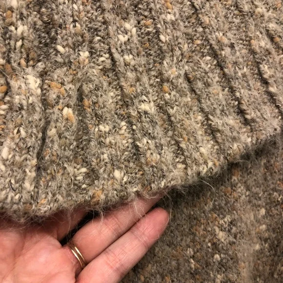 J Jill Alpaca Mohair Blend Knit Duster Cardigan Multicolor Size Medium - Picture 8 of 14